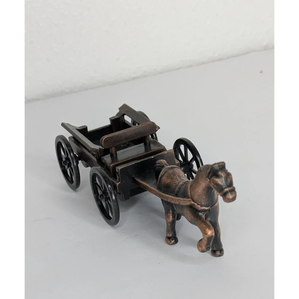 Horse And Carriage Die Cast Metal Collectible Pencil Sharpener